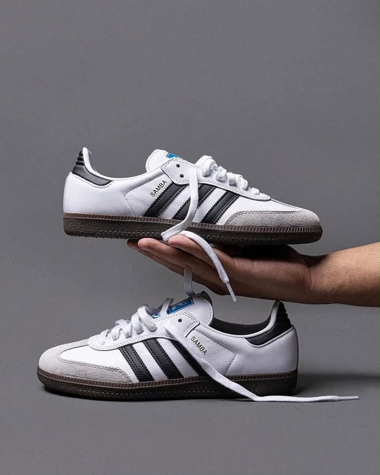 TENIS ADIDAS ZAMBA BLANCO/NEGRO