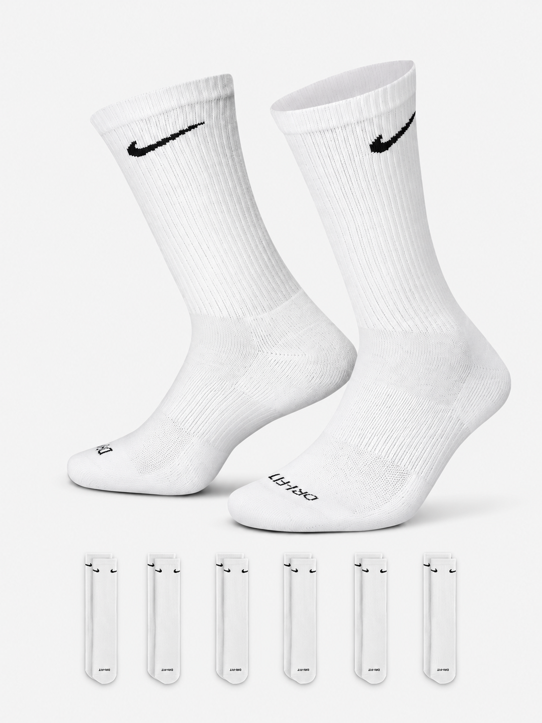 MEDIA NIKE DRIT FIT EVERYDAY PLUS 1/PAR