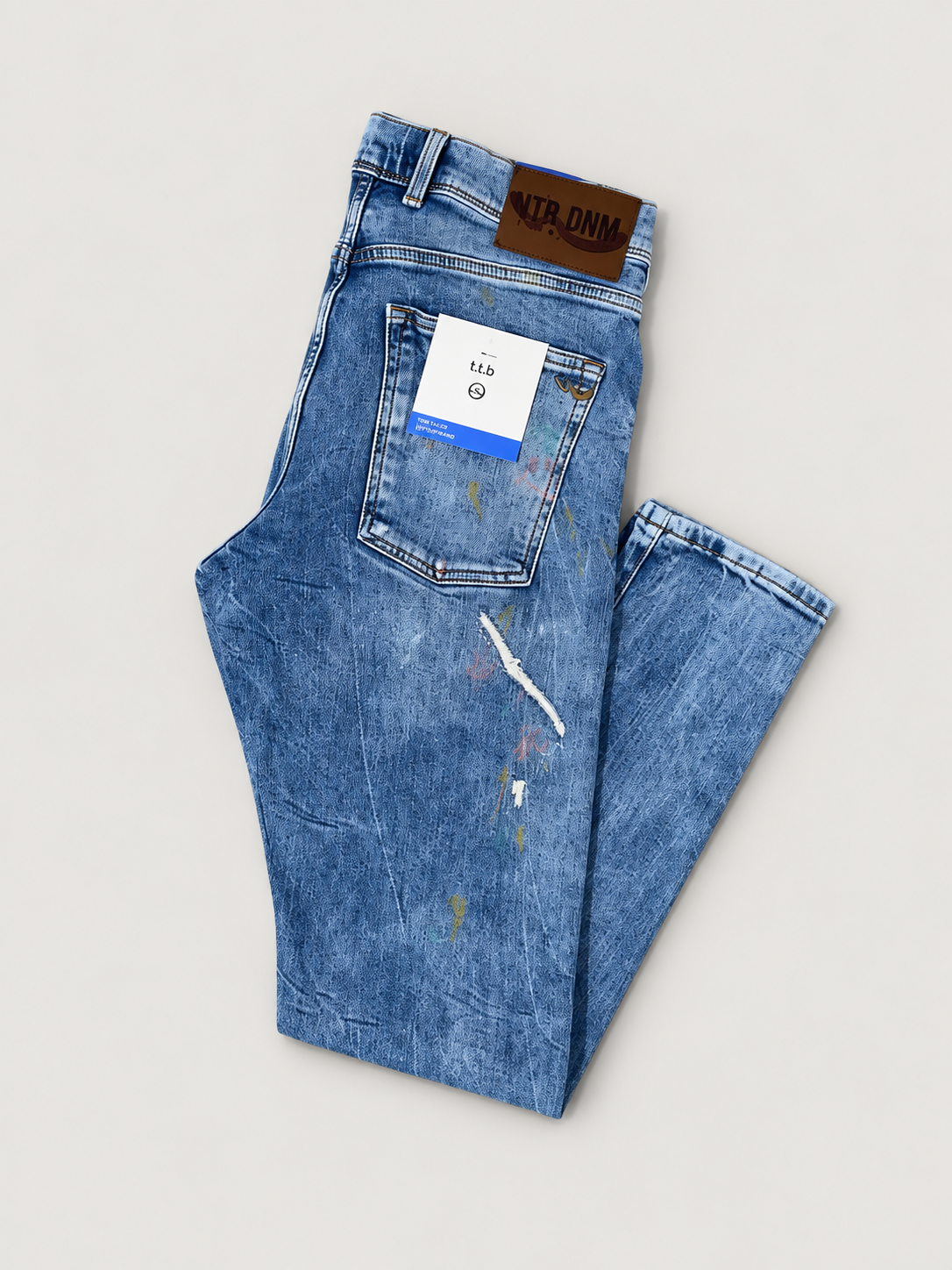 JEANS LTB azul claro slim fit rasgado