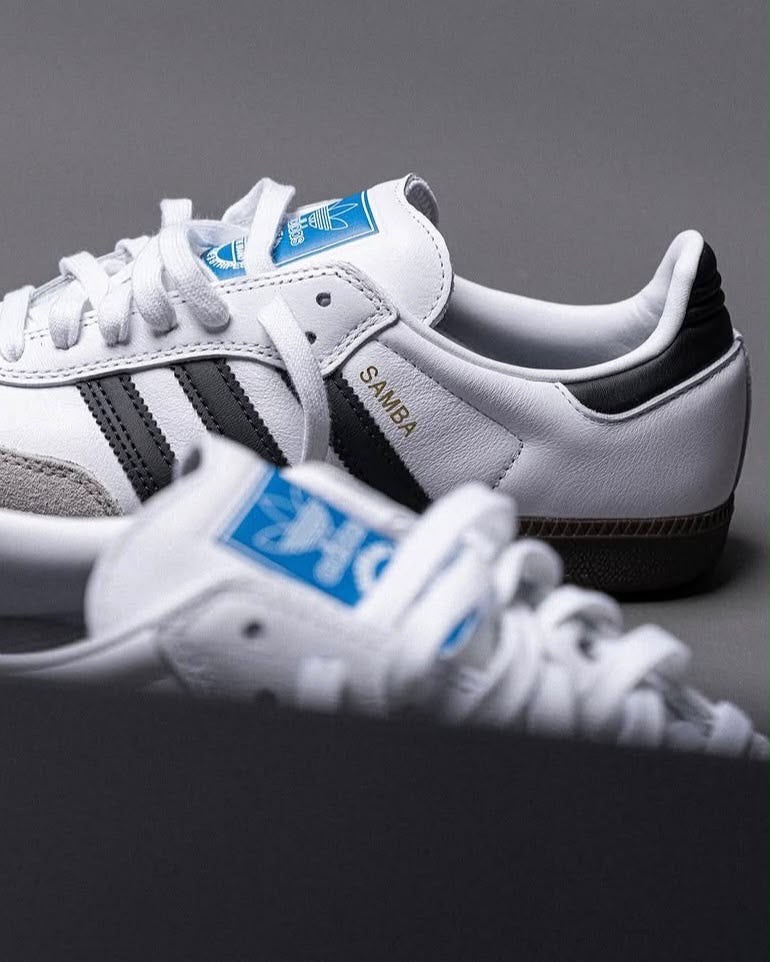 TENIS ADIDAS ZAMBA BLANCO/NEGRO