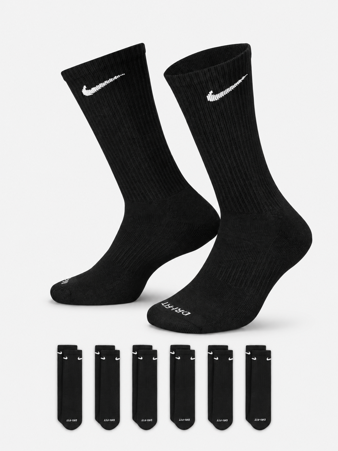 MEDIA NIKE DRIT FIT EVERYDAY PLUS 1/PAR