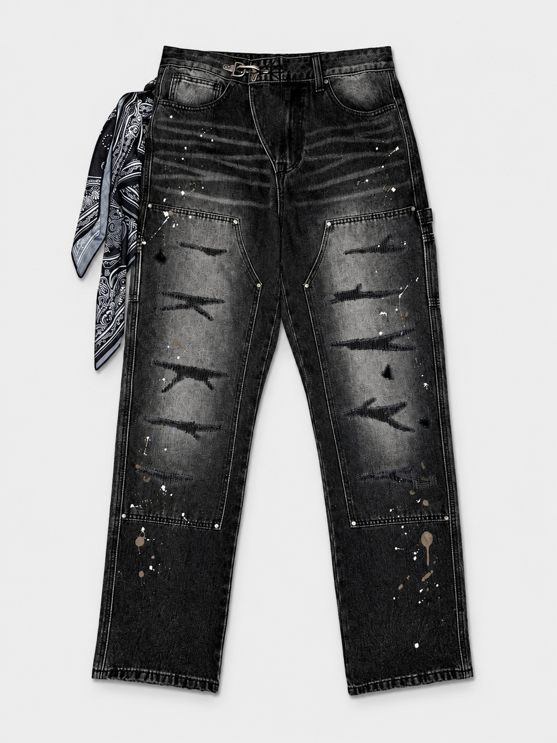 PANTALON FIRST ROW  GRIS OSCURO CANVAS FIRE WORKWEAR PANTS - BS